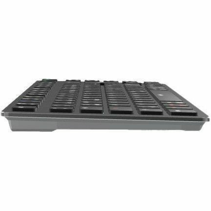 CHERRY MXU-270 Keyboard - Wired/Wireless Connectivity - USB 2.0 Type A Interface - RGB LED - English (US) - Black
