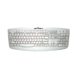 Seal Shield Silver Storm STWK503 Keyboard - Cable Connectivity - USB Interface - English, French - White