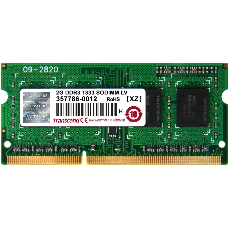 Transcend 2GB DDR3L 1333 SO-DIMM CL9 1Rx8