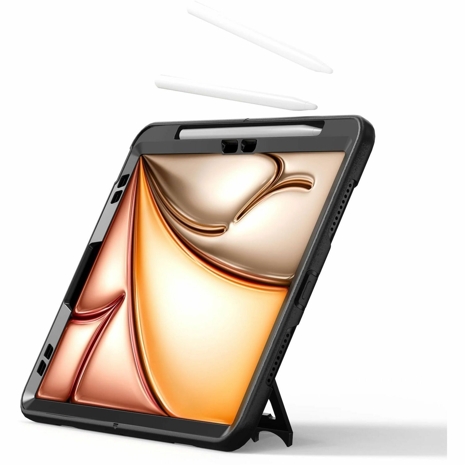 CTA Digital Rugged Carrying Case for 13" Apple iPad Air 13 (2024) Tablet
