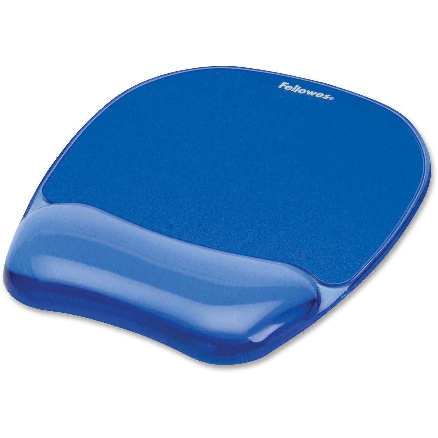 Fellowes&reg; Crystals&trade; Gel Mouse Pad Wrist Rest - Blue (91141)