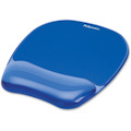 Fellowes® Crystals™ Gel Mouse Pad Wrist Rest - Blue (91141)