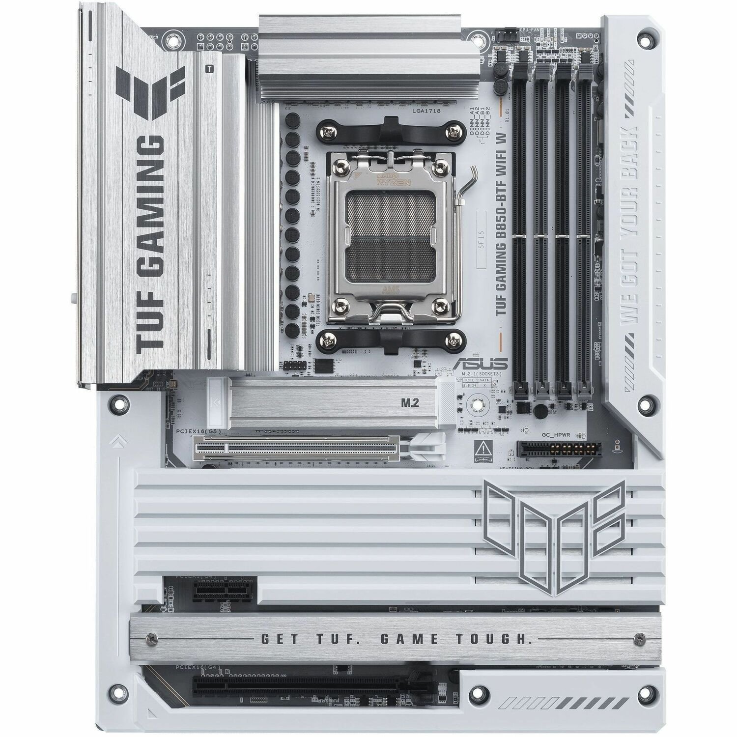 TUF GAMING B850-BTF WIFI W Gaming Desktop Motherboard - AMD B850 Chipset - Socket AM5 - ATX