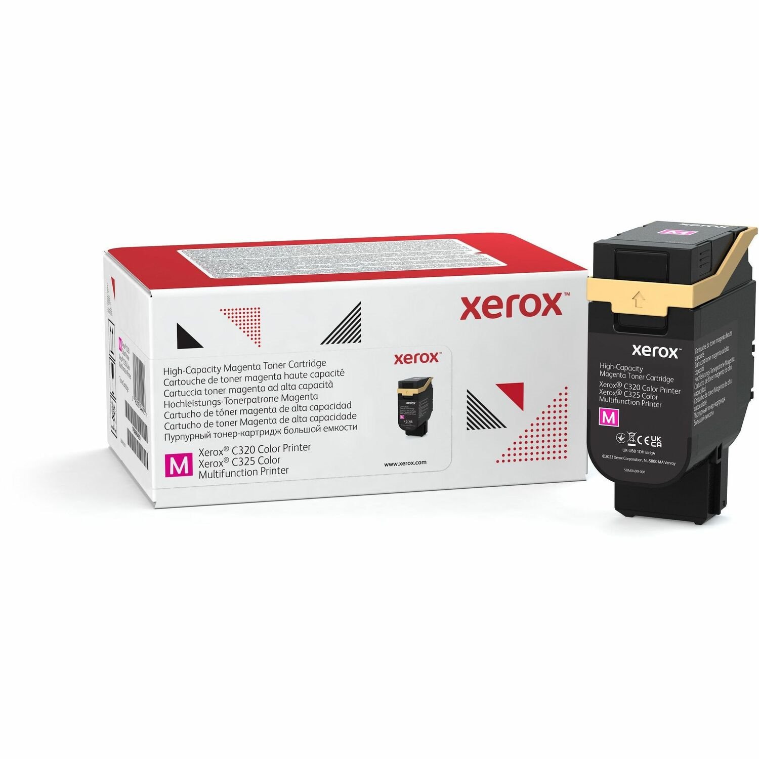 Xerox Genuine XeroxÂ&reg; C320 Color Printer&acirc;&euro;/&acirc;&euro;C325 Color Multifunction Printer Magenta High capacity Toner Cartridge (5500 Pages) - 006R04829