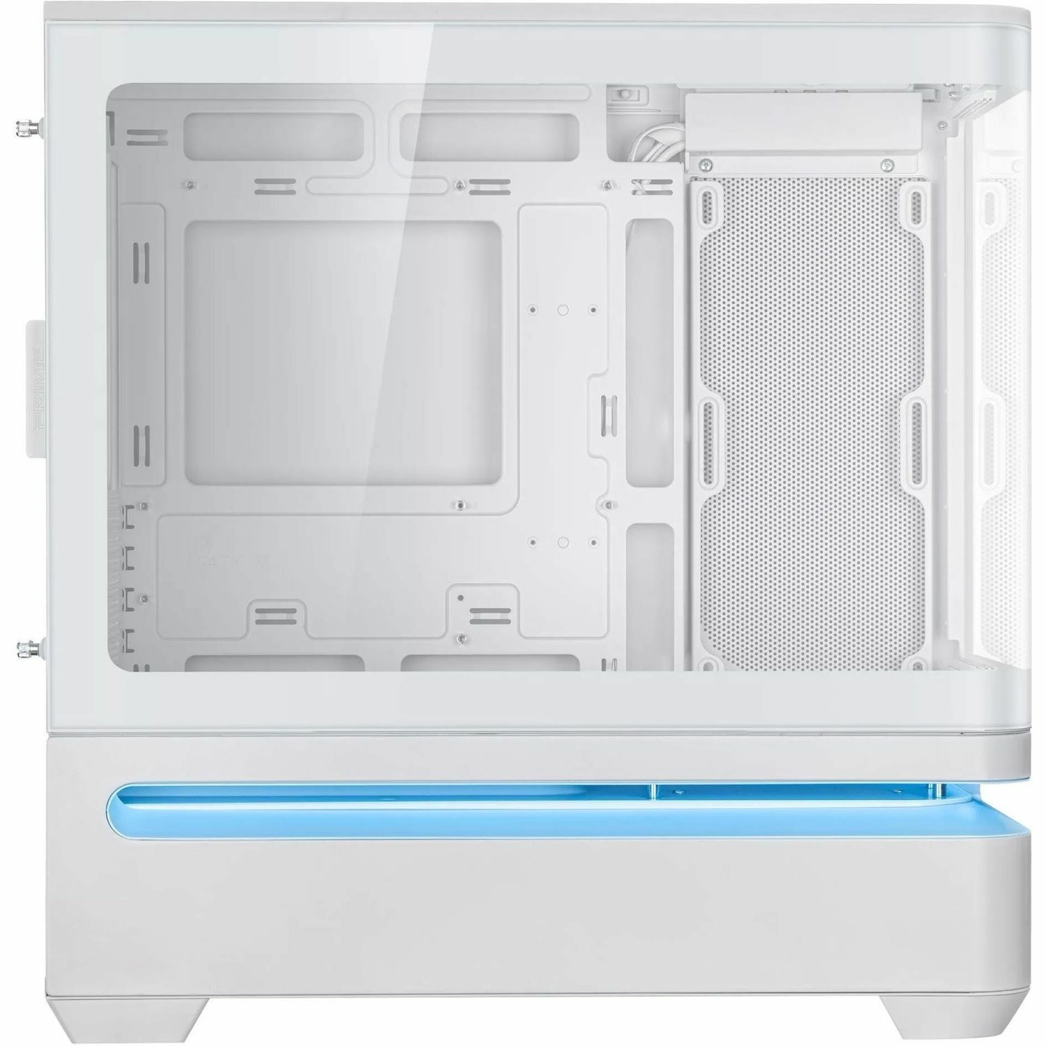 Asus Prime ASUS Prime AP202 Computer Case - Micro ATX, Mini ITX Motherboard Supported - Micro Tower - Tempered Glass - White
