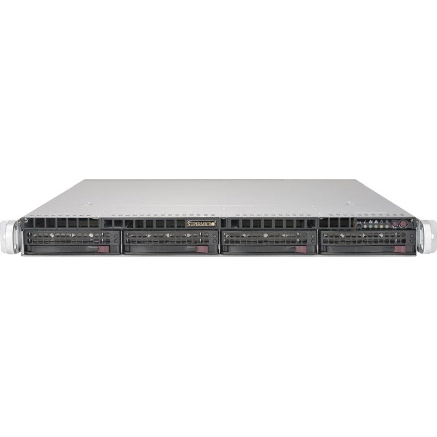 Supermicro SuperServer 5019S-WR Barebone System - 1U Rack-mountable - Socket H4 LGA-1151 - 1 x Processor Support