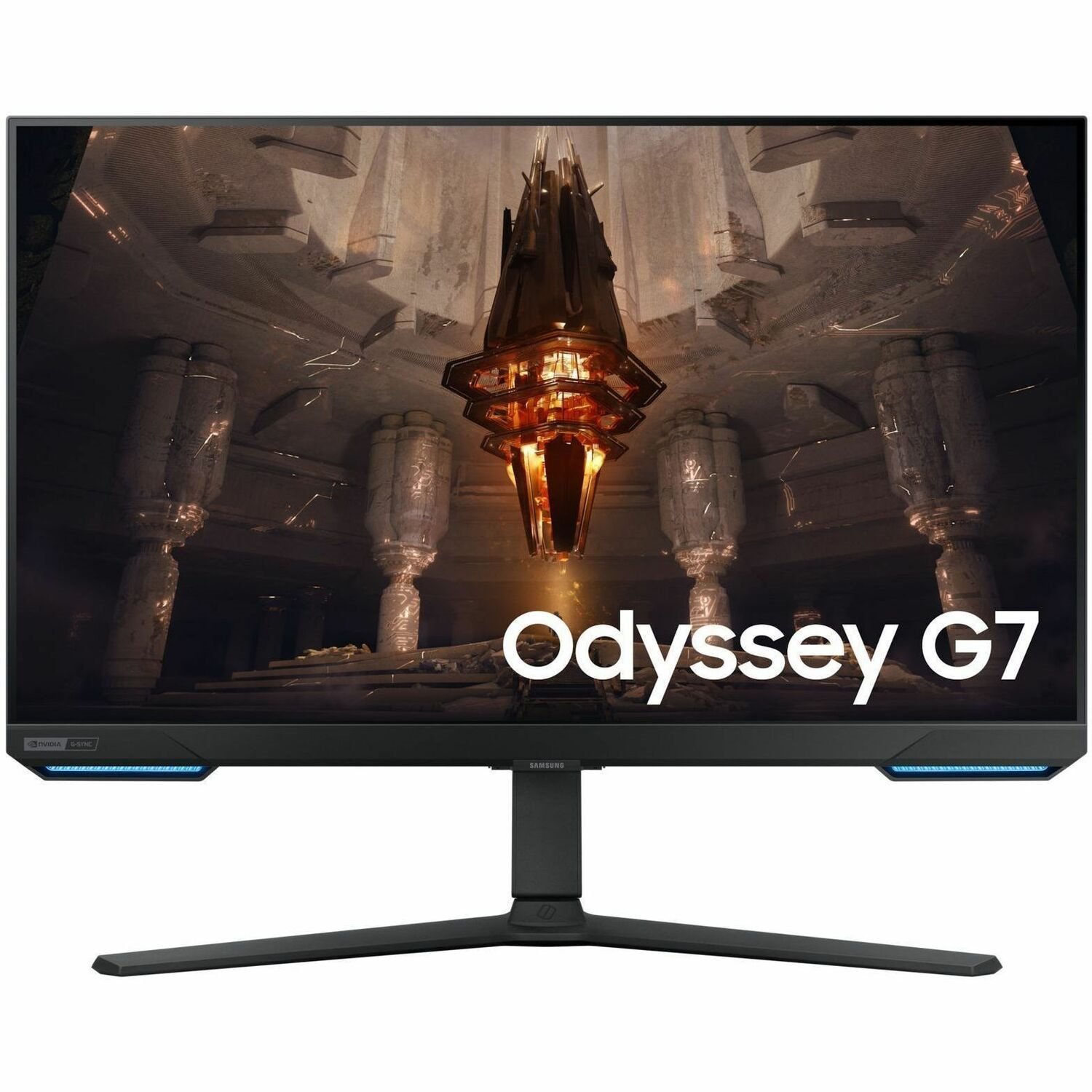 Samsung Odyssey G7 S32bg700eu - G70B Series - Led Monitor - Smart - Gaming - 32" - 3840 X 2160 4K @ 144 HZ - Ips - 350 CD/M� - 1000:1 - DisplayHDR 400 - 1 MS - 2xHDMI, DisplayPort - Speakers - Black