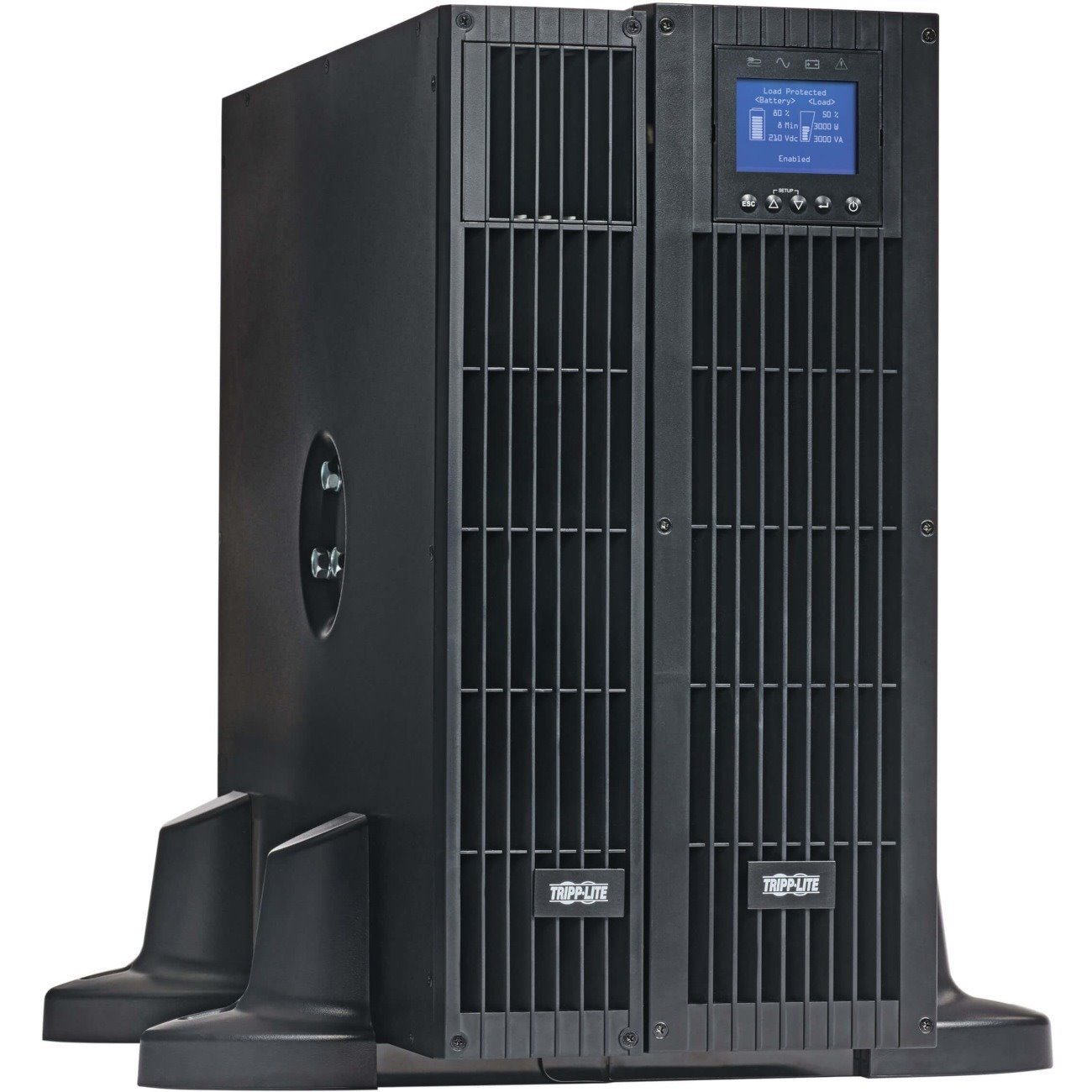 Tripp Lite by Eaton 208V 5000VA 5000W On-Line Double-Conversion UPS, Unity Power Factor with 120V Transformer, Hardwire/L6-30P Input, 5U