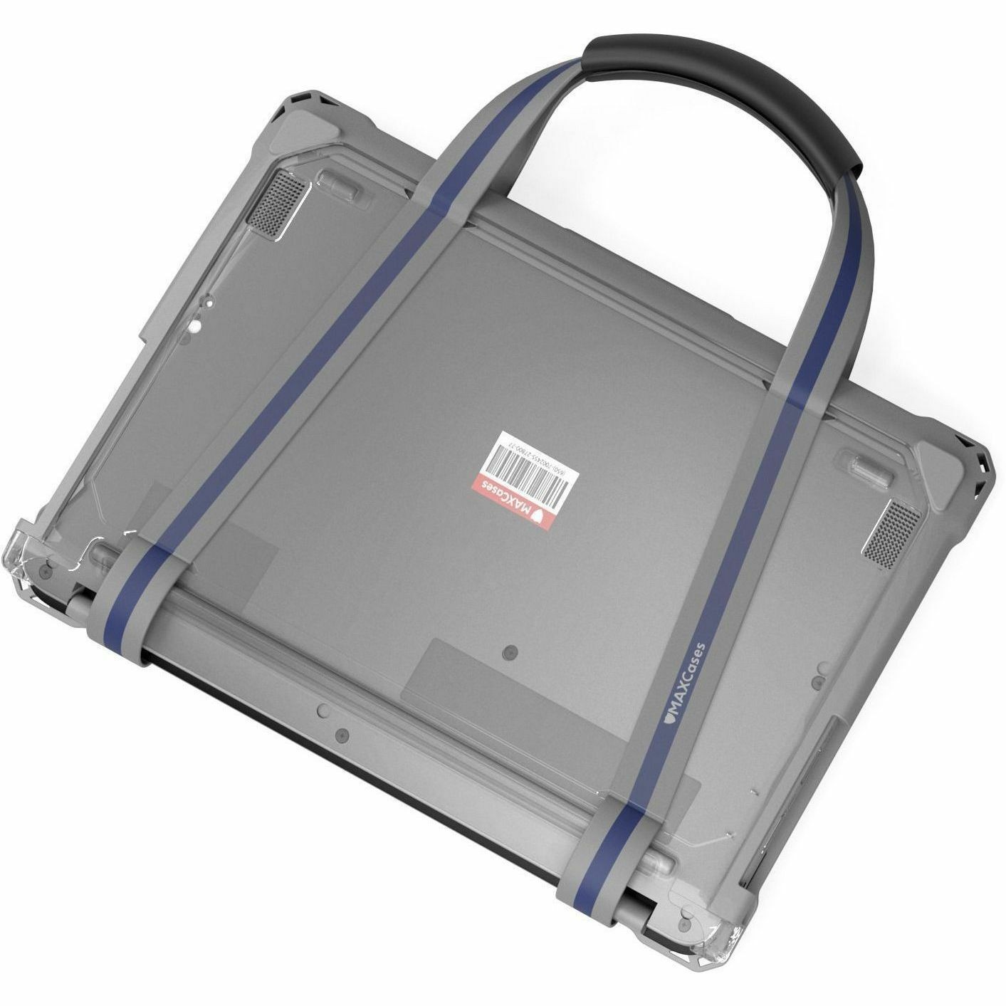 MAXCases Extreme Shell-F3 Slide Chromebook Case for Lenovo 500e G5 Chromebook (Gray/Clear)