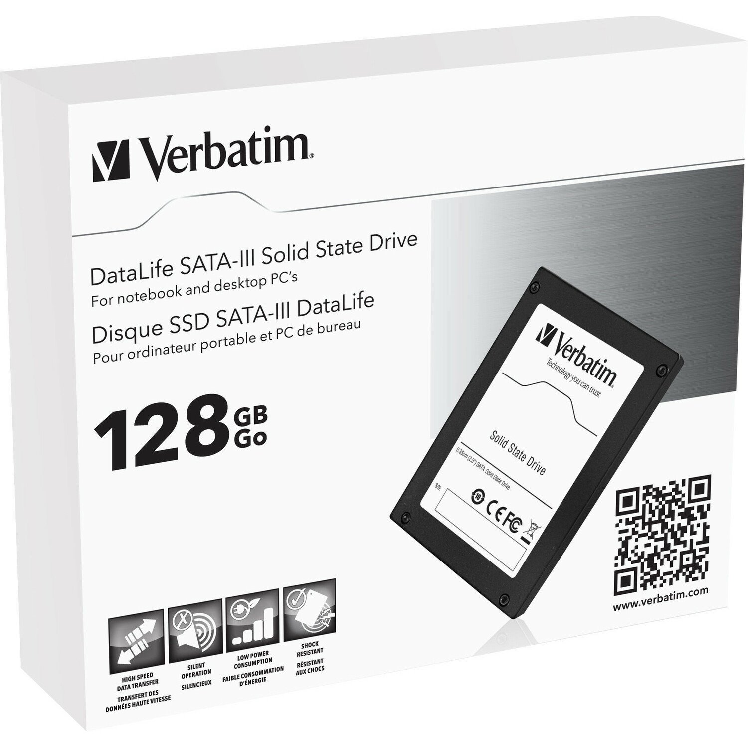 Verbatim 120 GB Solid State Drive - 2.5" Internal - SATA (SATA/600)