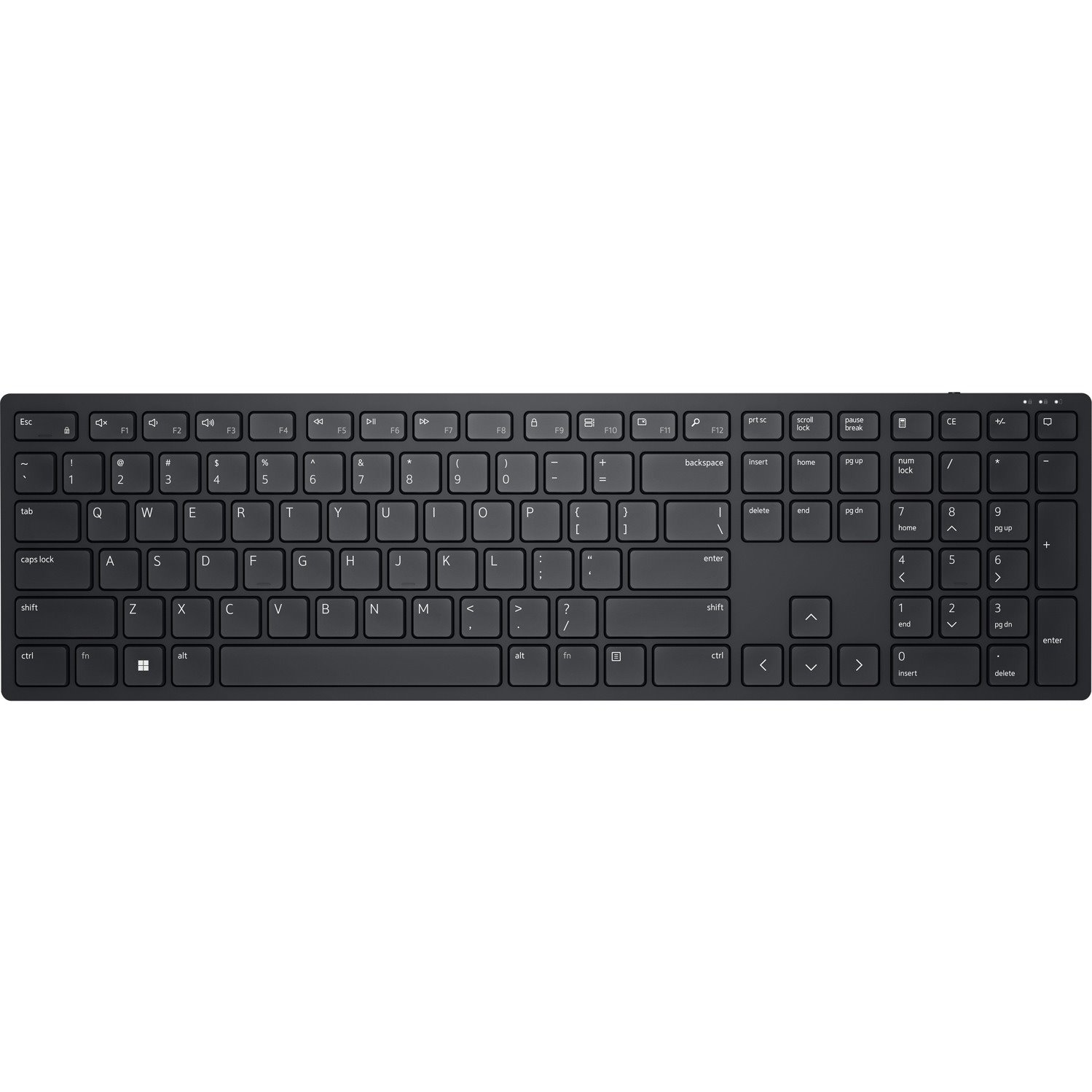 Dell KB500 Keyboard - Wireless Connectivity - English (UK) - QWERTY Layout