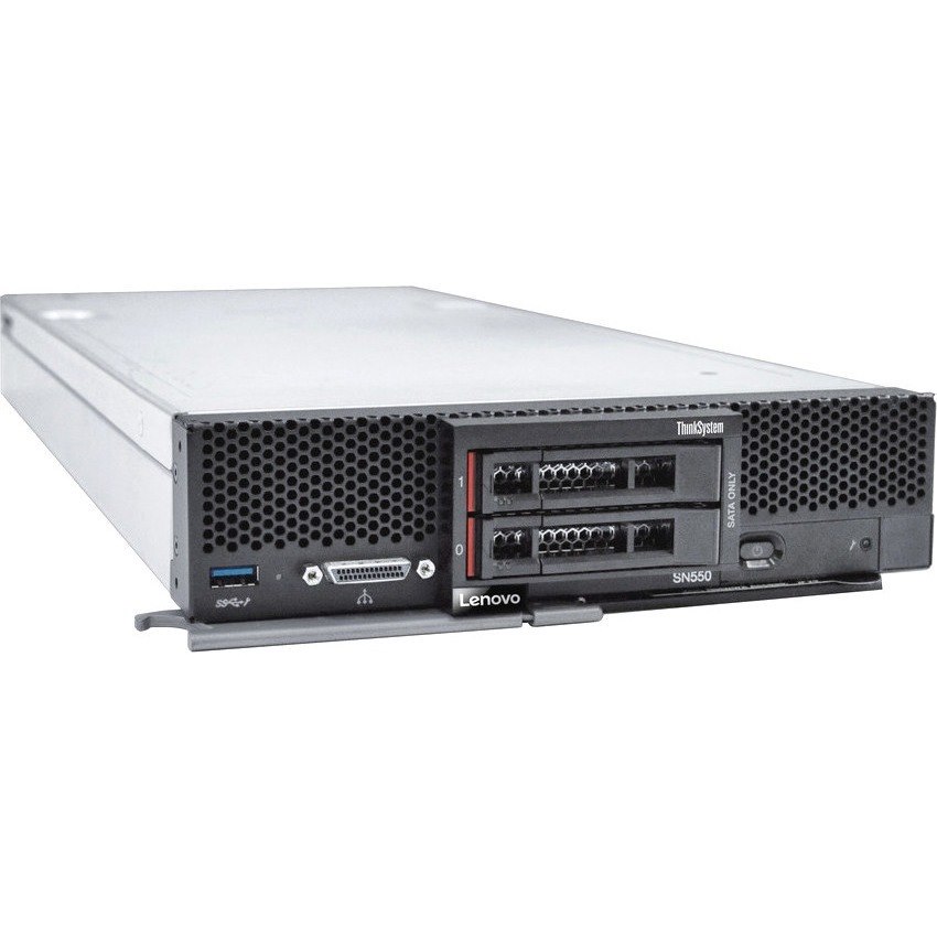 Lenovo ThinkSystem SN550 7X16A06GEA Blade Server - 1 Xeon Silver 4210 2.20 GHz - 32 GB RAM - Serial ATA/600 Controller