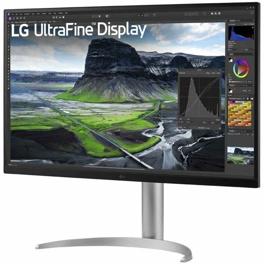LG UltraFine 32UQ850V-W 32" Class 4K UHD LCD-monitor - 16:9 - Zwart