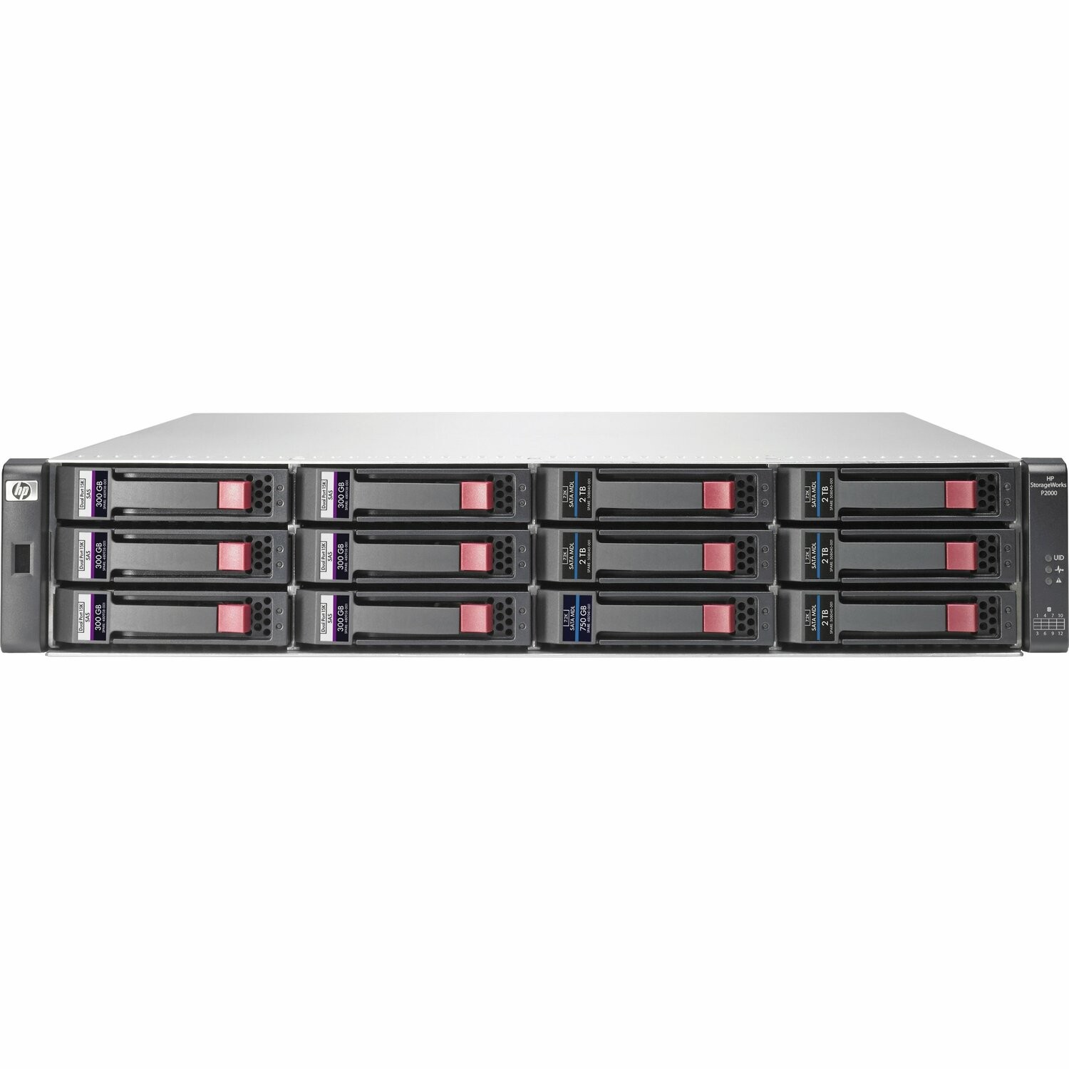 HPE Drivebehuizing - 6Gb/s SAS HostInterface Monteerbaar in rek