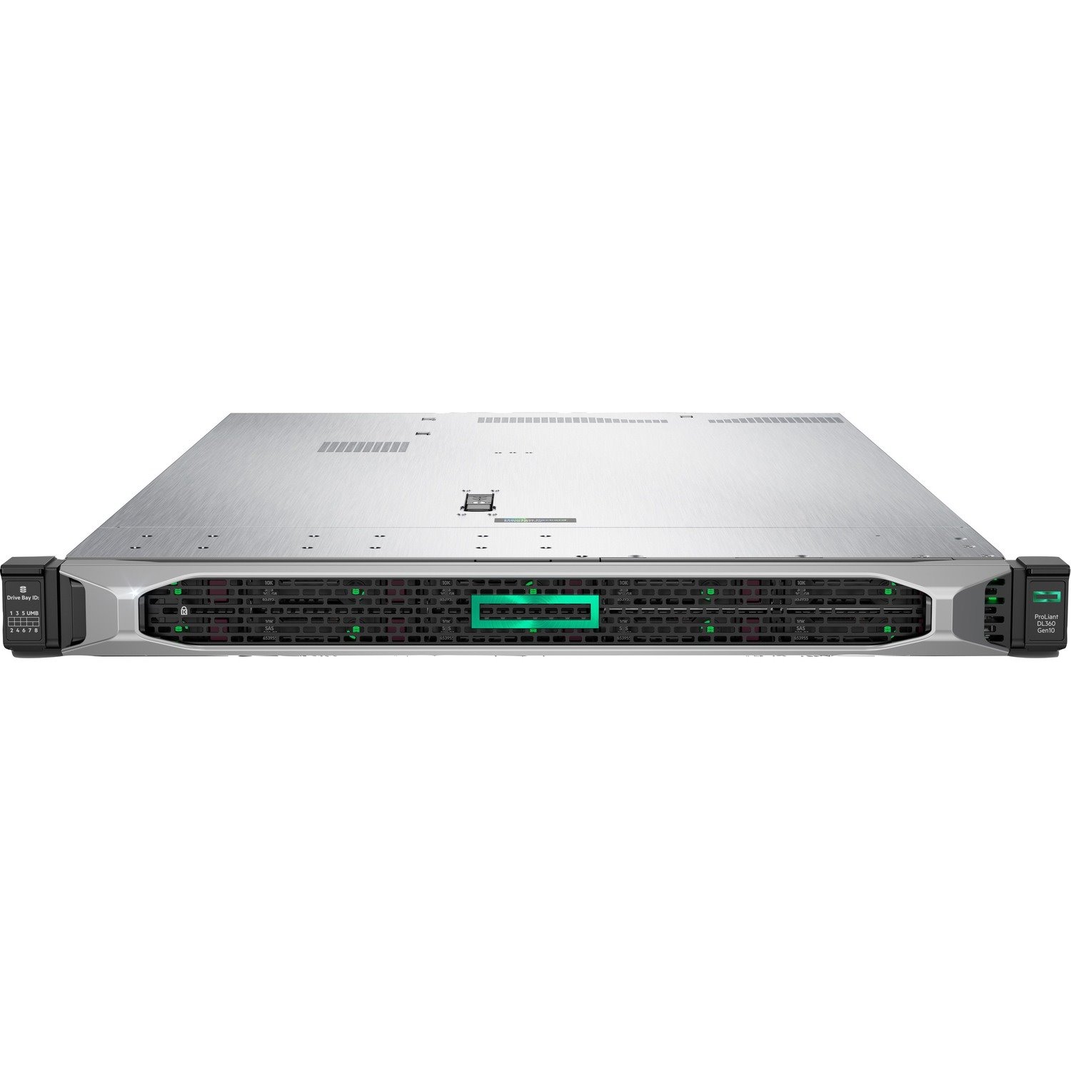 HPE ProLiant DL360 G10 1U Rek Server - 1 Xeon Silver 4210R 2,40 GHz - 16 GB RAM - Serieel ATA/600, 12Gb/s SAS controller - Refurbished