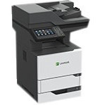 Lexmark MX720 MX721adhe Laser Multifunction Printer-Monochrome-Copier/Fax/Scanner-65 ppm Mono Print-1200x1200 Print-Automatic Duplex Print-300000 Pages Monthly-650 sheets Input-Color Scanner-600 Optical Scan-Monochrome Fax-Gigabit Ethernet