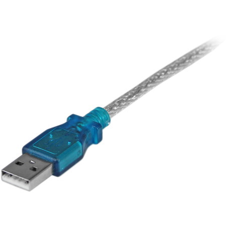 StarTech.com 17in (43cm) 1-Port USB to Serial Adapter Cable, USB-A to DB9 RS232, USB to RS232 Adapter, Prolific Chipset - M/M