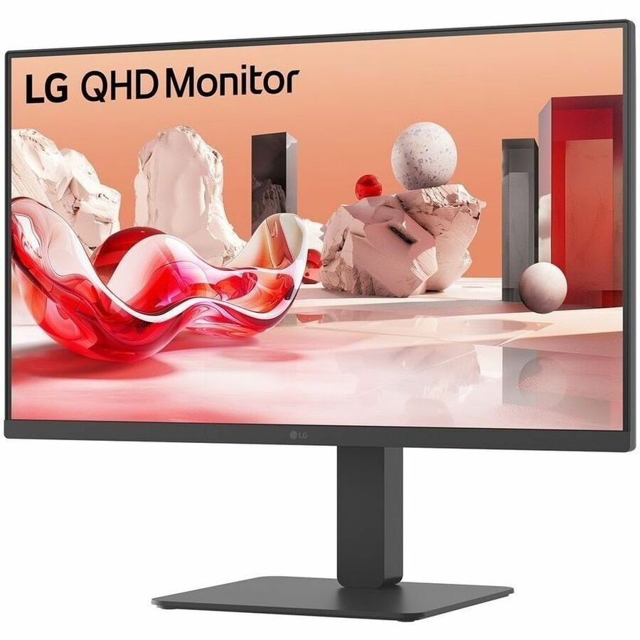 LG 27"(16:9) QHD IPS, HDMI(2), DP, 75Hz, SPKR, TILT, H/ADJ,VESA, 3YR