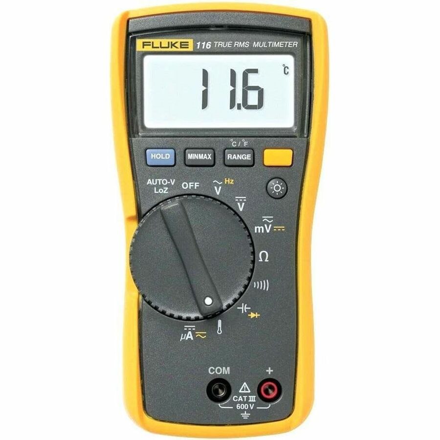 Fluke 116 HVAC Multimeter with Temperature and Microamps