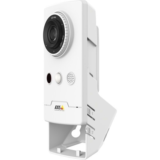 AXIS M1065-LW 2 Megapixel Full HD Network Camera - Monochrome, Color - Cube - White - TAA Compliant