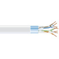 Black Box CAT5e 350-MHz Solid Bulk Cable F/UTP CMR PVC WH 1000FT Spool