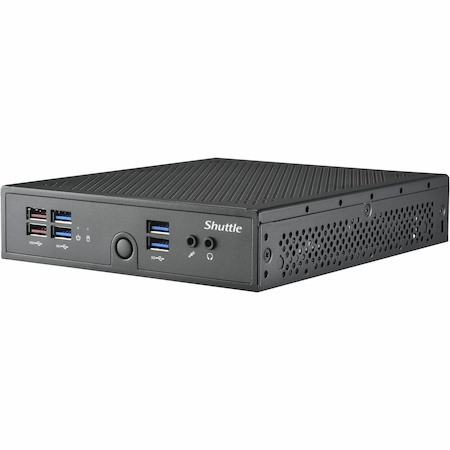 Shuttle XPC slim DS50U3 Barebone System - Slim PC - 1 x Processor Support - 1 Core i3 13th Gen i3-1315U 1.20 GHz Dual-core (2 Core)