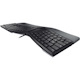 CHERRY ERGO KC 4500 Keyboard - Cable Connectivity - USB Interface - English (US) - Black