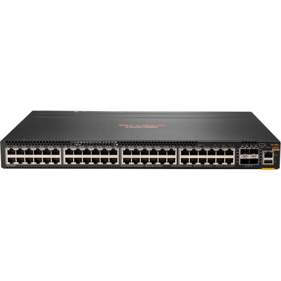 HPE CX 6300 48 Ports Manageable Ethernet Switch - Gigabit Ethernet, 50 Gigabit Ethernet - 10/100/1000Base-T, 50GBase-X - TAA Compliant