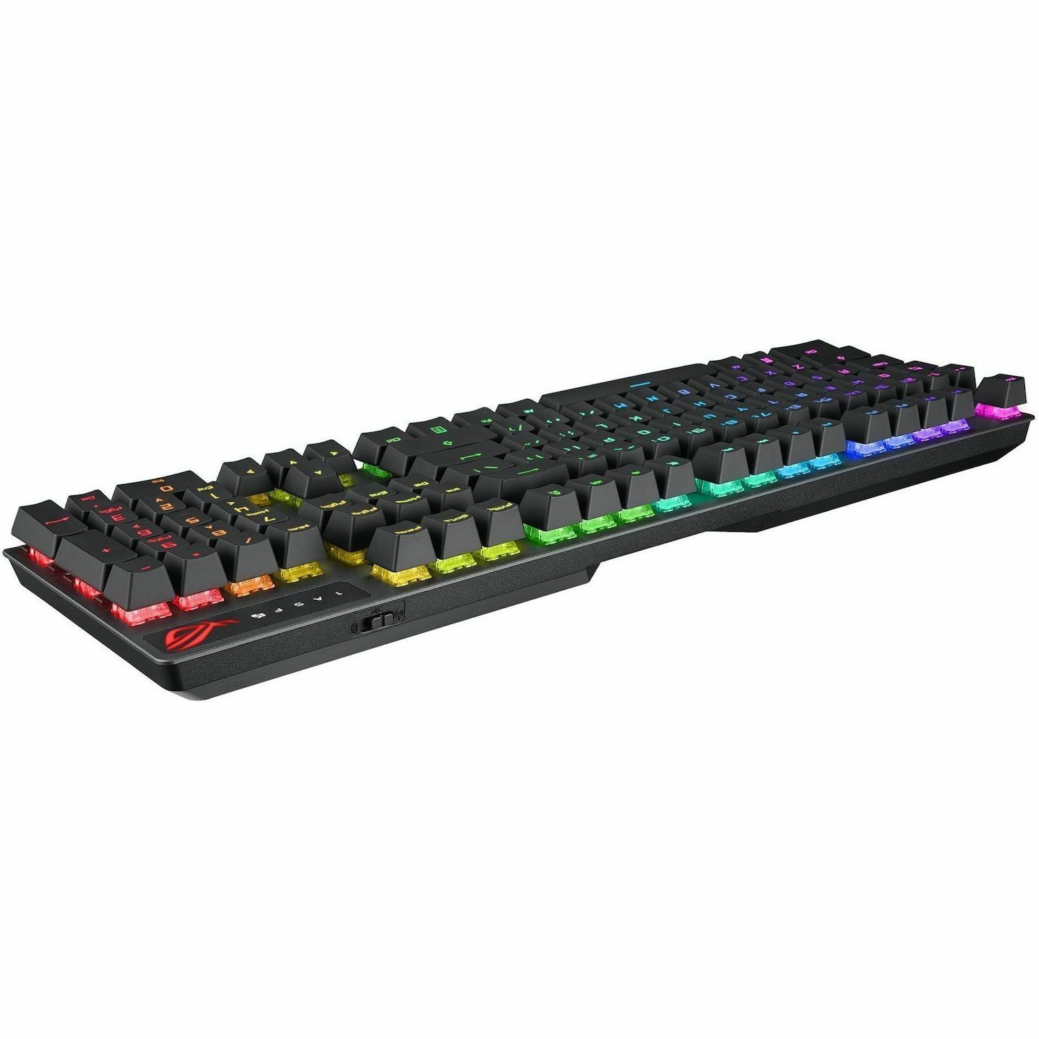 Asus ROG Strix Scope NX Wireless Deluxe Gaming Keyboard - Wired/Wireless Connectivity - USB 2.0 Interface - RGB LED