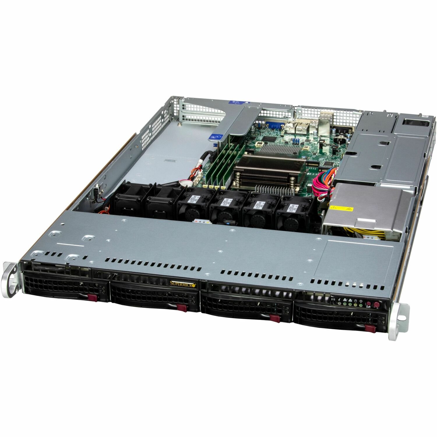 Supermicro SuperServer SYS-511R-W Server Barebone System - 1U Rack-mountable - Socket LGA-1700 - 1 x Processor Support