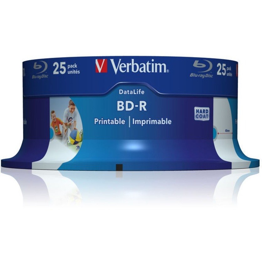 Verbatim DataLife Blu-ray Recordable Media - BD-R - 6x - 25 GB - 25