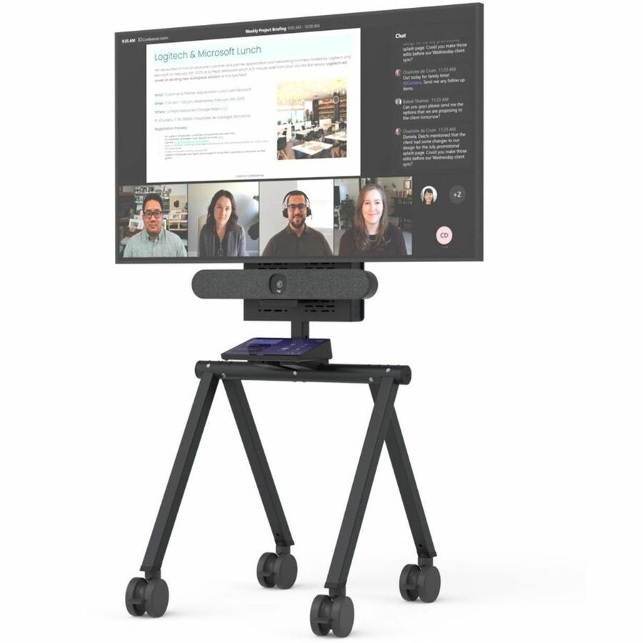 Logitech RBH & Heckler Rolling Stand For Mtr-A