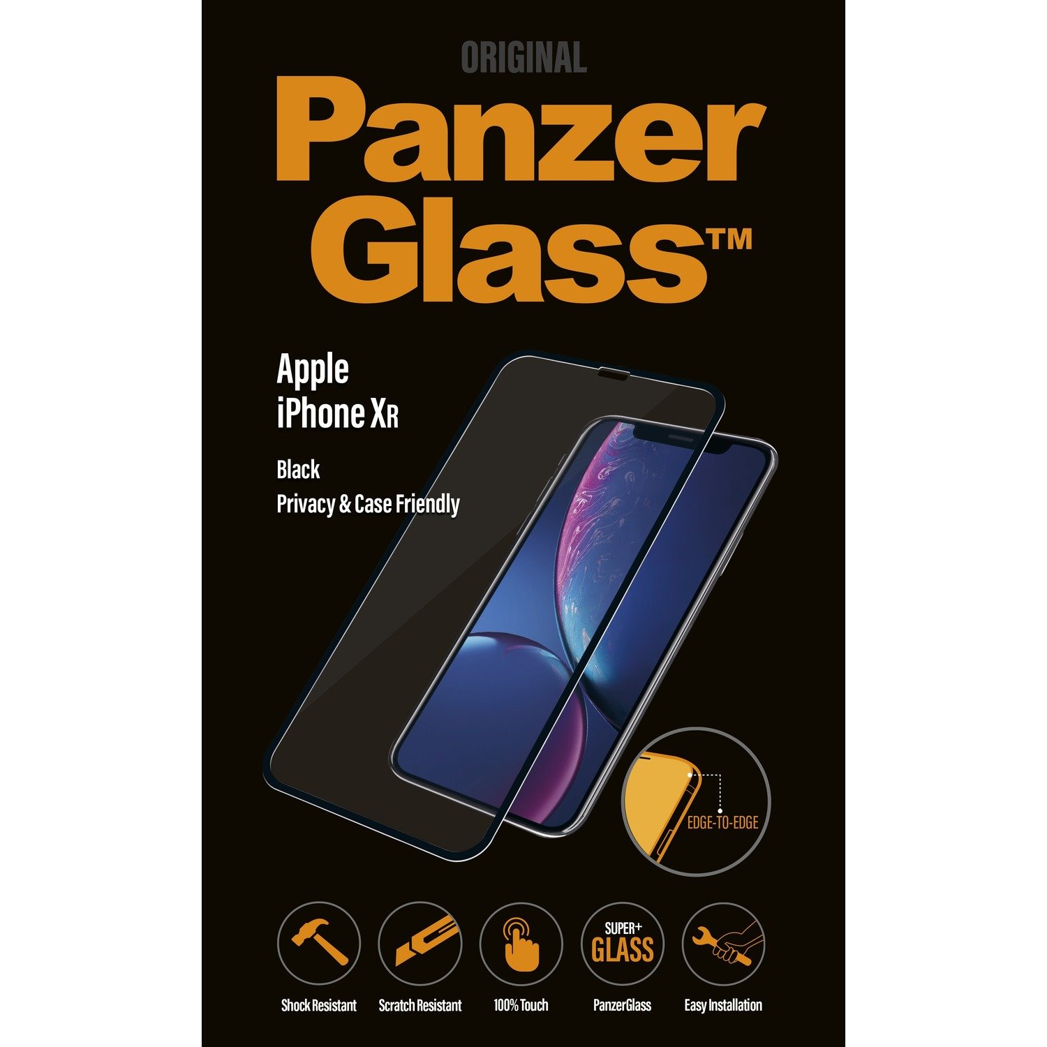 PanzerGlass Privacy Screen Protector Black, Crystal Clear