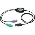 Eaton Tripp Lite Series USB to PS/2 Adapter for Keyboard and Mouse