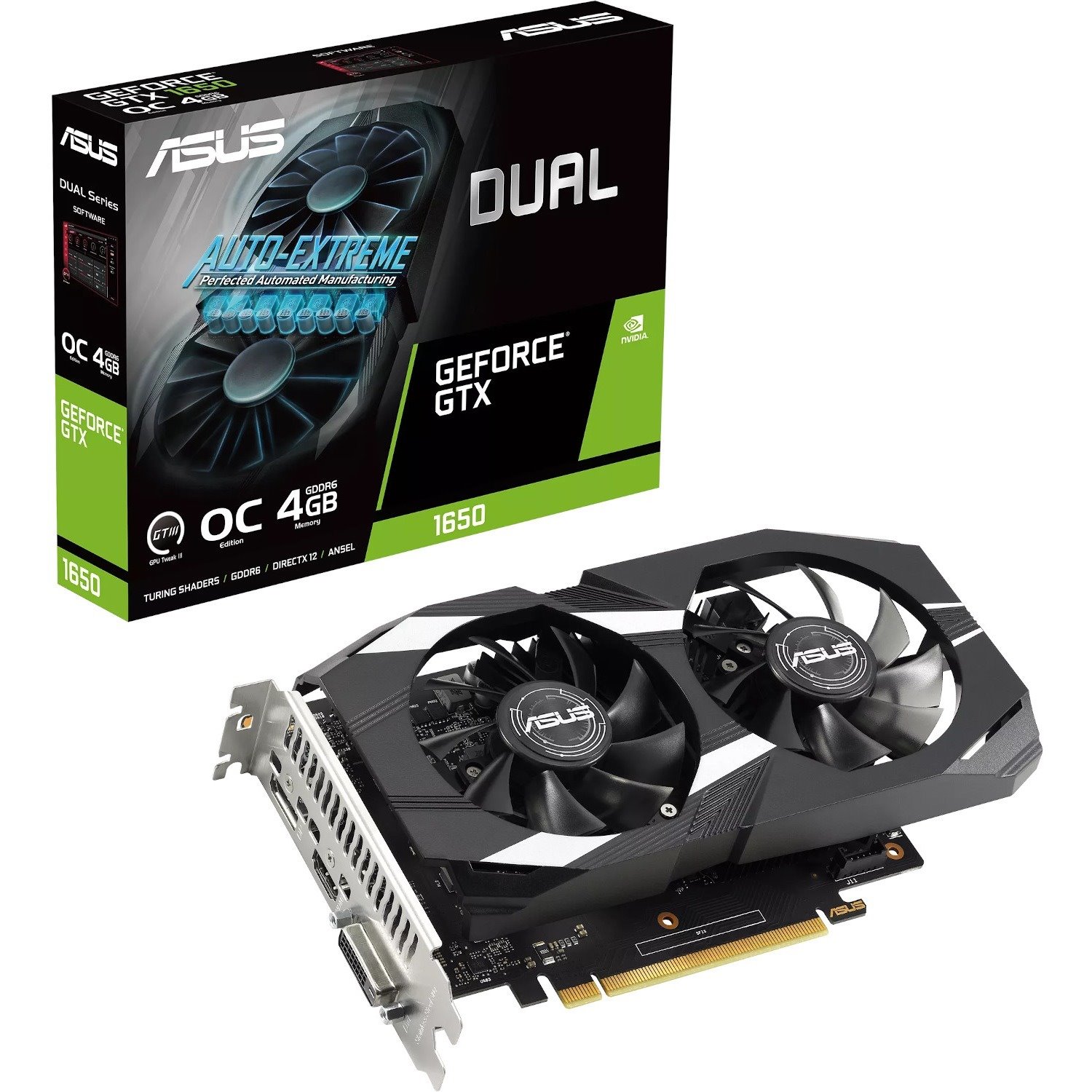 Asus NVIDIA GeForce GTX 1650 Graphic Card - 4 GB GDDR6