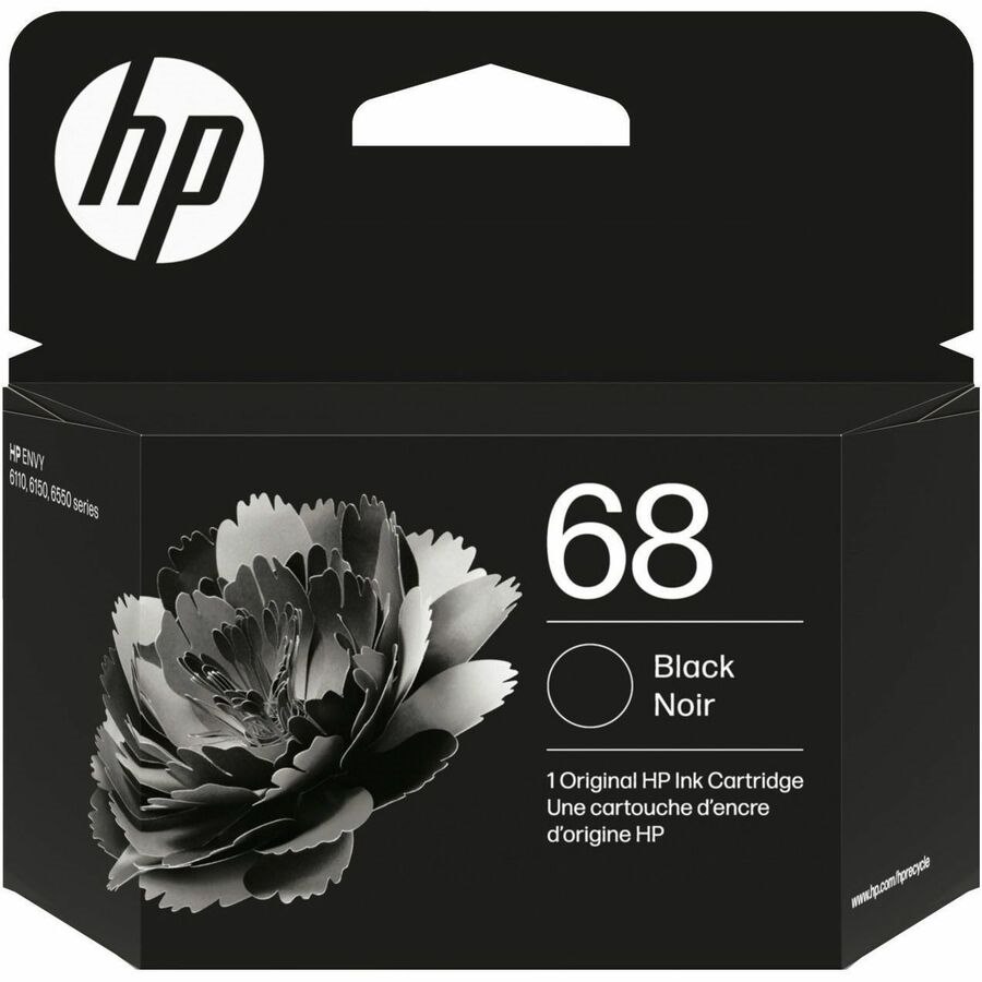 HP 68 Original Inkjet Ink Cartridge - Black - 1 Each