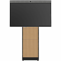 Salamander Designs STRUT 170 Wall Mount for Electronic Equipment, Computer, Cable, Display, Camera, Speaker, Video Conference Equipment, Peripheral Device - Natural Oak, Black - Landscape/Portrait