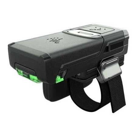 Zebra RS5100 Rugged Warehouse, Picking, Sorting, Transportation, Logistics, Sorting, Inventory, ... Wearable Barcode Scanner - Wireless Connectivity - Black, Silver