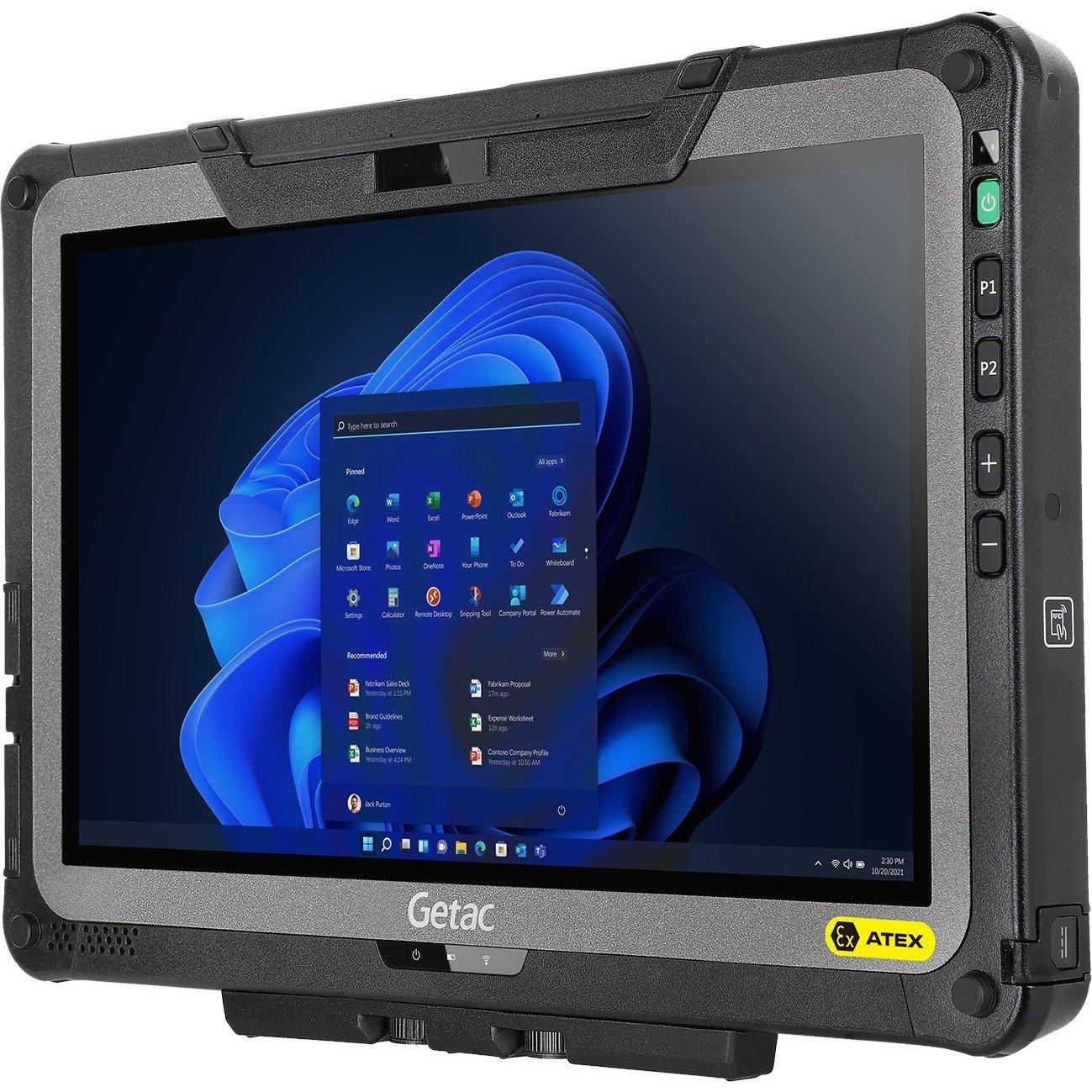 Getac F110-Ex Rugged Tablet - 29.5 cm (11.6") Full HD - 8 GB - 256 GB SSD - Windows 11 Pro