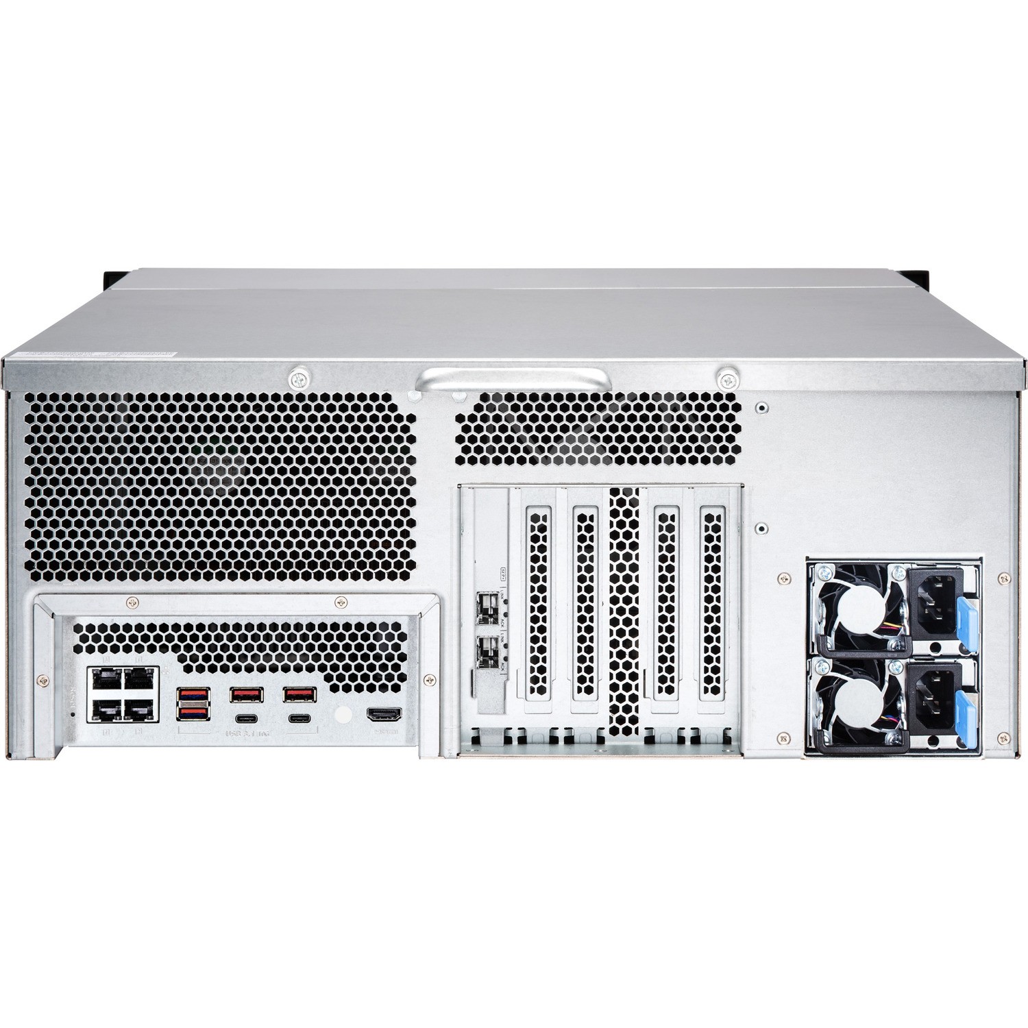 QNAP TVS-2472XU-RP-I5-8G 24 x Total Bays SAN/NAS Storage System - 4 GB Flash Memory Capacity - Intel Core i5 i5-8500 Hexa-core (6 Core) 3 GHz - 8 GB RAM - DDR4 SDRAM - 4U Rack-mountable