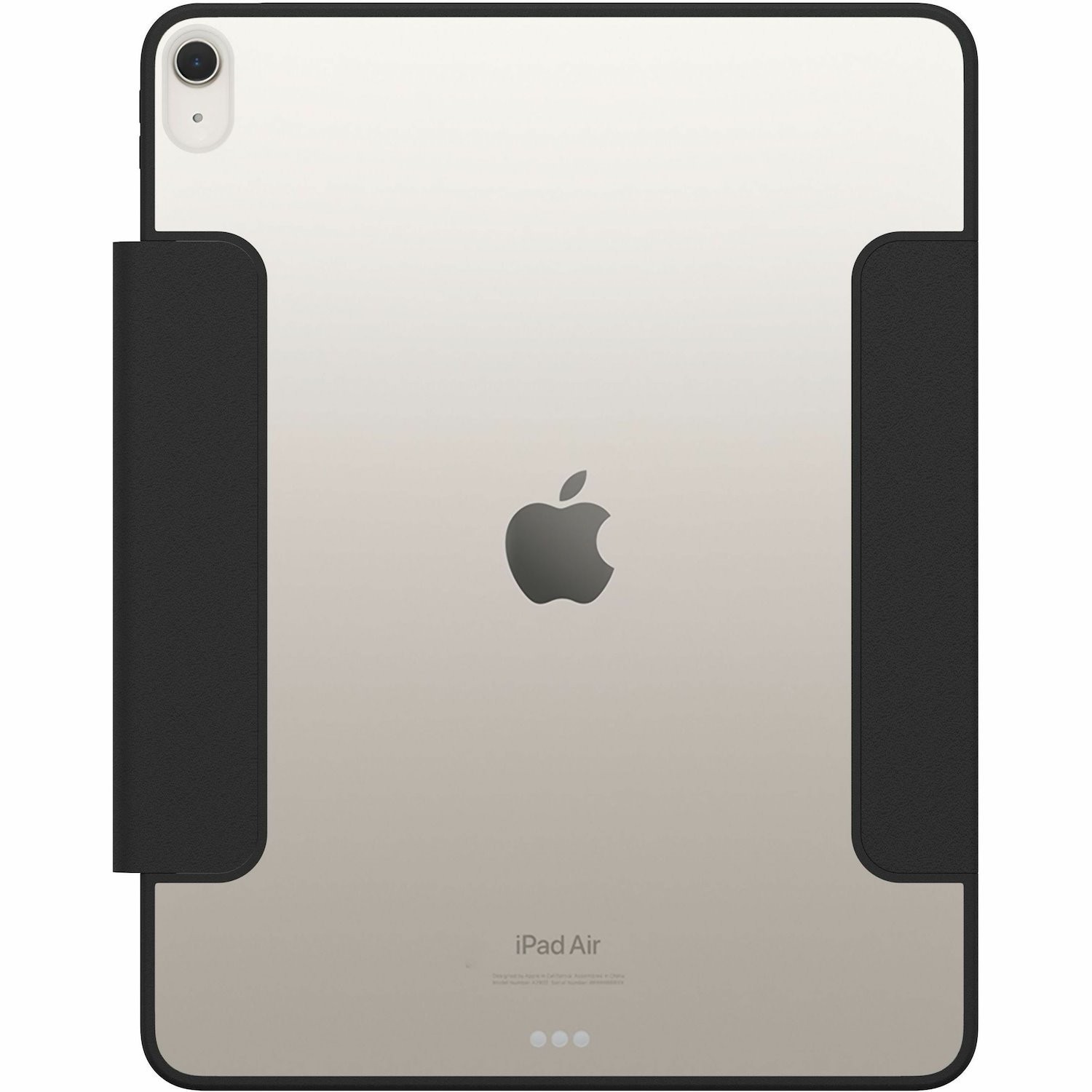 OtterBox Symmetry Series Folio Carrying Case (Folio) for 33 cm (13") Apple iPad Air 13 (2024), iPad Air 13 (2025) Tablet - Black/Clear