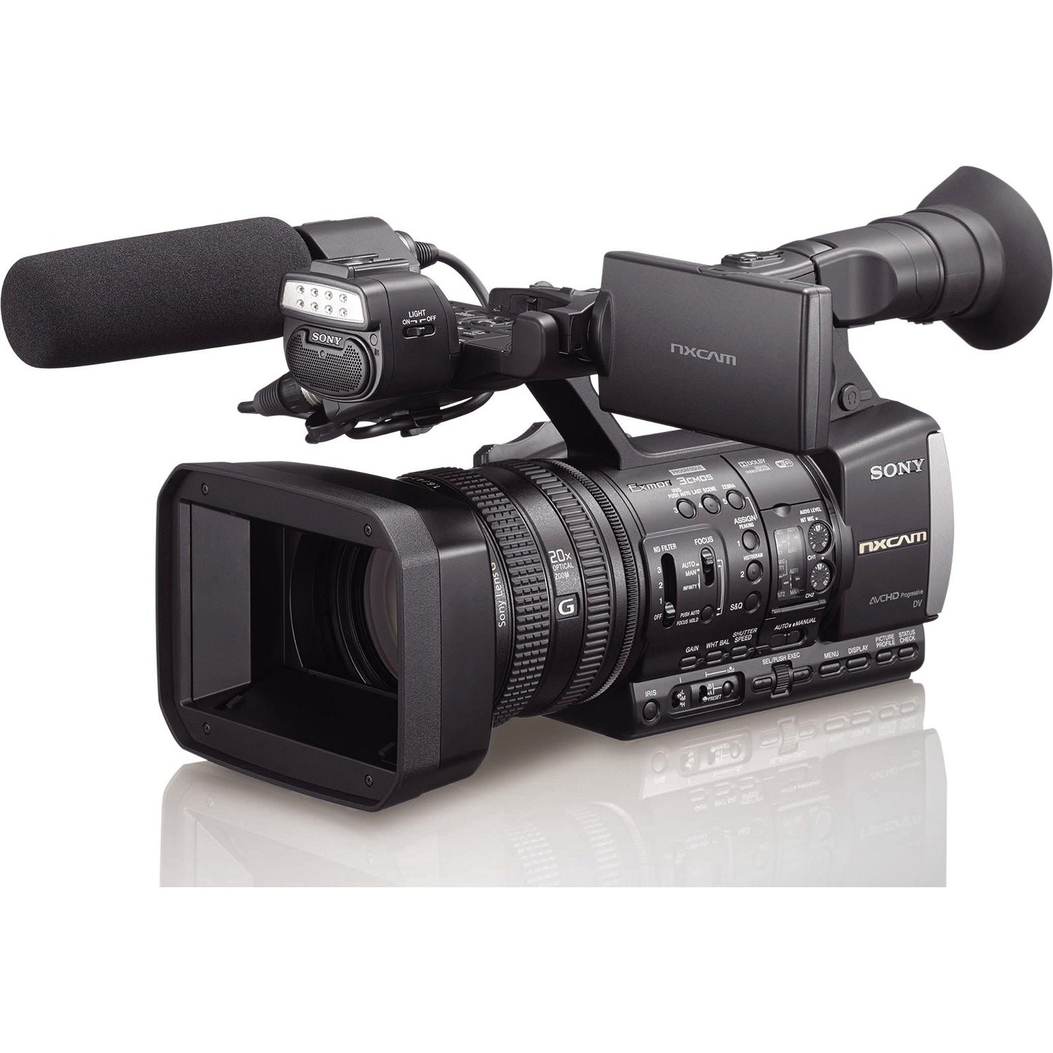 Sony NXCAM HXR-NX3/1 Digital Camcorder - 3.5" LCD Screen - Exmor CMOS - Full HD
