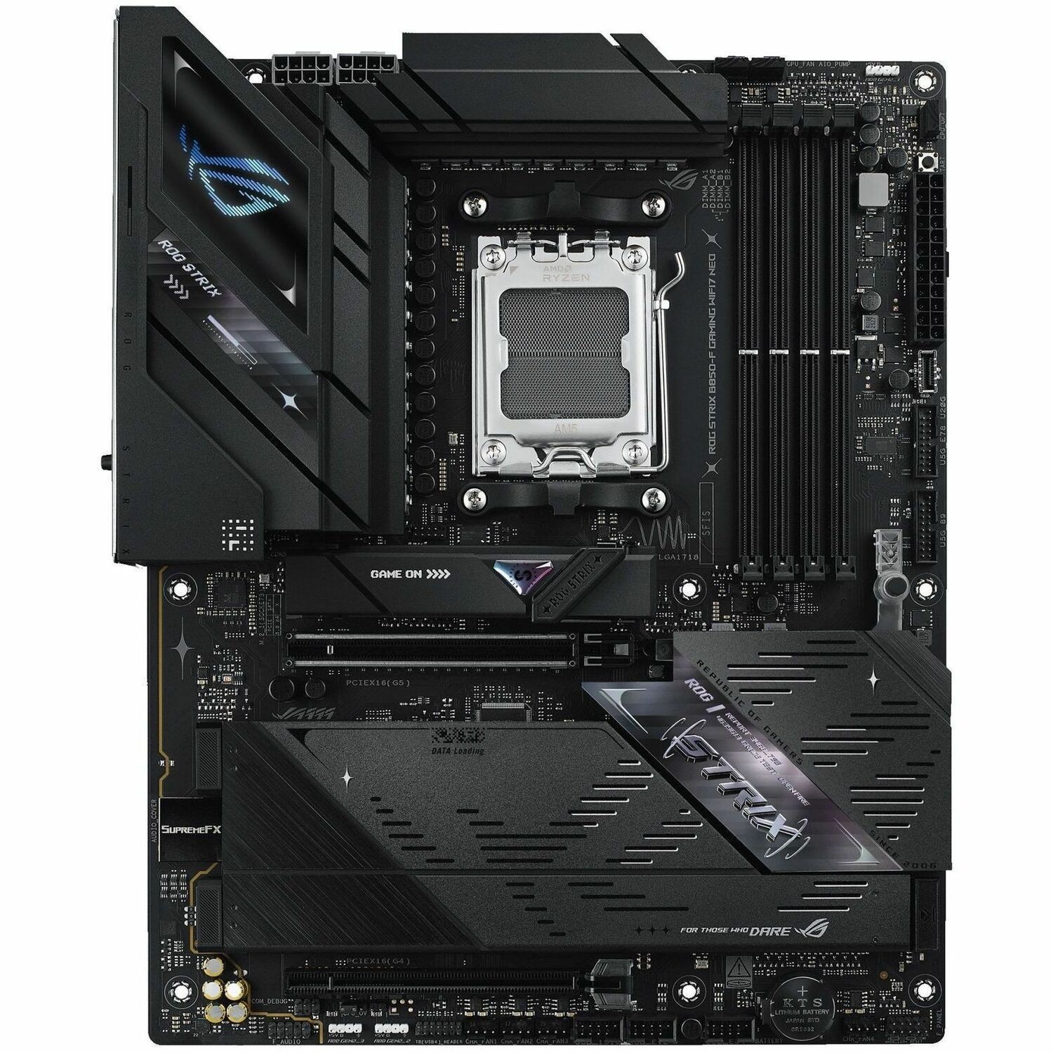 Asus ROG Strix B850-F GAMING WIFI7 NEO Gaming Desktop Motherboard - AMD B850 Chipset - Socket AM5 - ATX