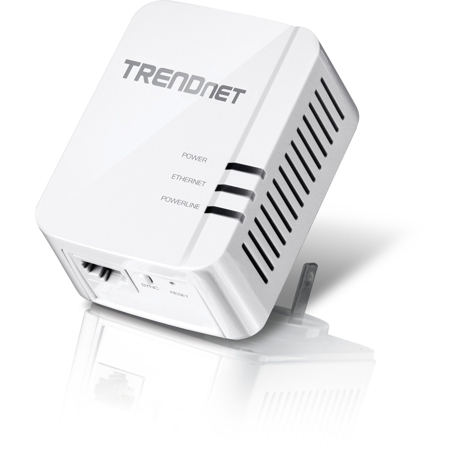 TRENDnet Powerline 1300 AV2 Adapter; IEEE 1905.1 & IEEE 1901; Gigabit Port; Range Up to 300m (984 ft.); TPL-422E