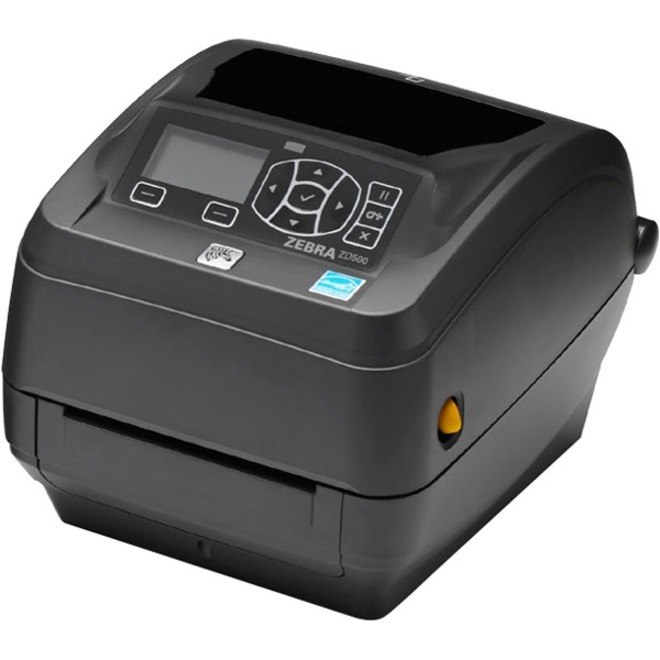 Zebra ZD500 Desktop Direct Thermal/Thermal Transfer Printer - Monochrome - Label Print - Fast Ethernet - USB - Serial - Parallel