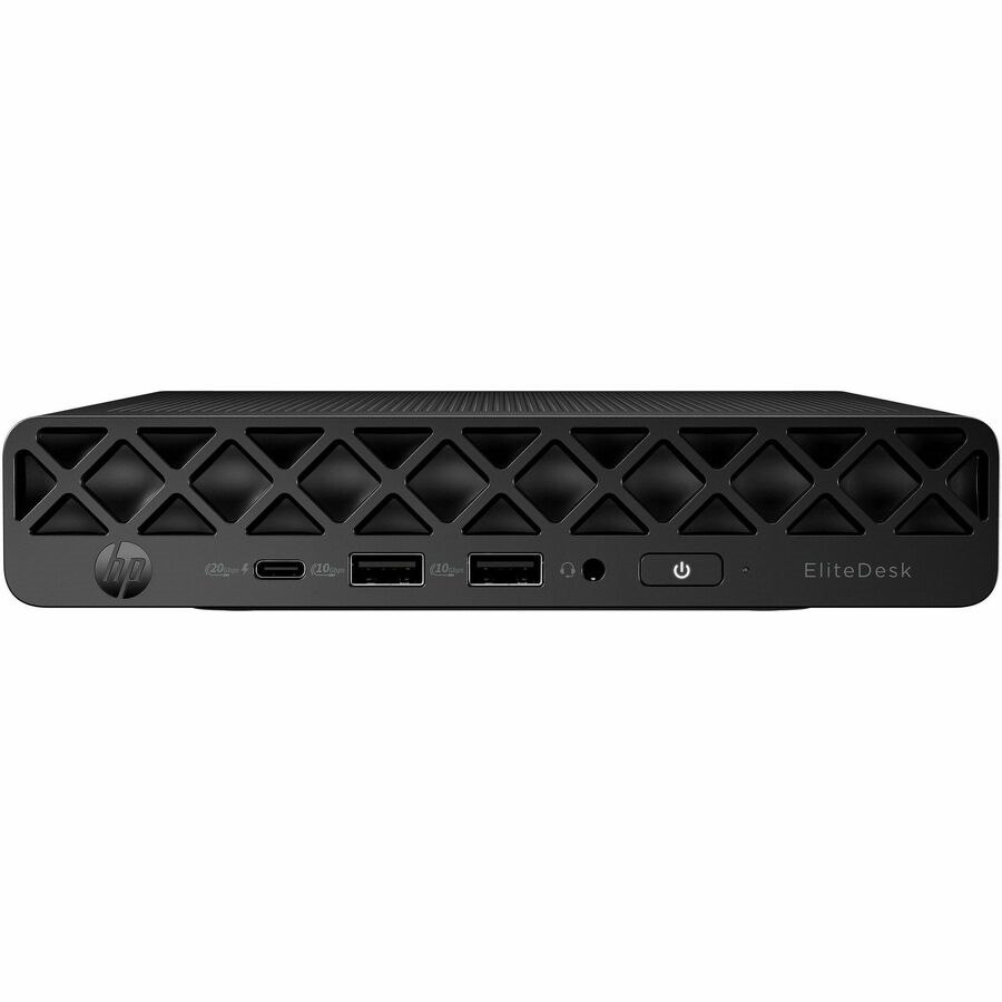 HP EliteDesk 8 G1i Desktop AI Computer - Intel Core Ultra 5 235T - vPro Technology - 16 GB - 512 GB SSD - Mini PC - Jack Black