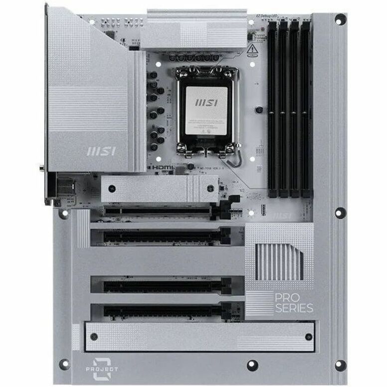 Msi Pro Z890-S Wifi, Intel Z890, 4X DDR5 256GB, 1X Hdmi, 4X Pci-E X16 Slot, 3X M.2, 4X Sata, 4X Usb 2.0, Intel® Wi-Fi 7