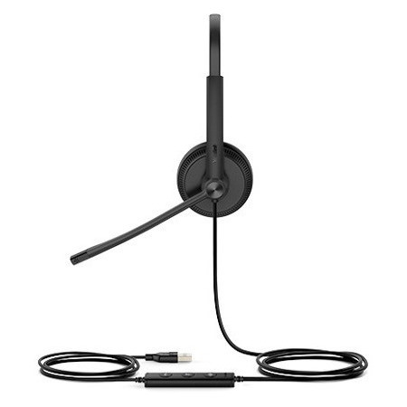 Yealink UH34 Wired Over-the-head Mono Headset - Black