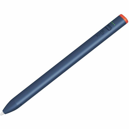 Logitech Crayon digital pencil for iPad (iPad models with USB-C ports) featuring Apple Pencil technology, anti-roll design