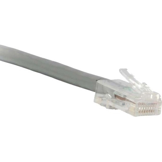 ENET Cat6 Gray 35 Foot Non-Booted (No Boot) (UTP) High-Quality Network Patch Cable RJ45 to RJ45 - 35Ft